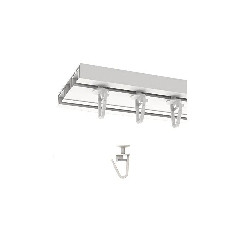 ISIK Curtain Glider Curtain Hooks Folding Hooks 11 mm up