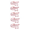 100pcs Cat Shape Paper Clips Increase Slip Resistance Rust Prevention