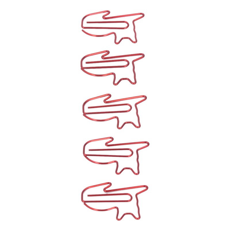 100pcs Cat Shape Paper Clips Increase Slip Resistance Rust Prevention