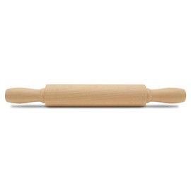 Wooden Mini Rolling Pin, 7 Inches Long, Pack of 6, Perfect for Fondant, Pasta, Children in The Kitchen, Play-doh, Crafting and Imaginative Play, by Woodpeckers