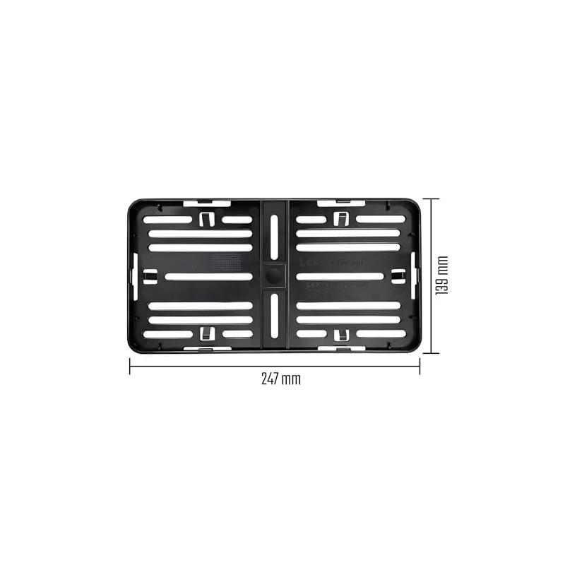 License Plate Holder 240 x 130 Light Motorcycle License Plate