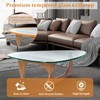 Coffee Tables for Living Room - Triangle Glass Coffee Table