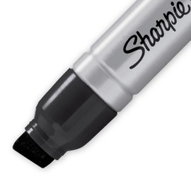 SHARPIE Magnum Permanent Markers, Oversized Chisel Tip, Great for Poster Boards, Black, 12 Count