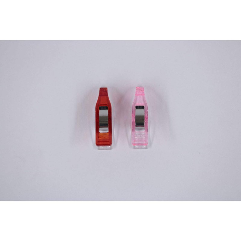 Clover ソーイング用品 仮止めクリップ ミニ 10個入り 22-743 ピンク