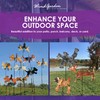 Whirligig Spinner Crab 12" – Coastal-Themed Design, Weather-Resistant Outdoor Decor,
