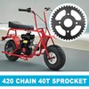 Dunviku Mini Bike and Go Kart Sprocket 40T Tooth 40