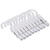 Fox Run Laundry Hooks, Set of 10 Clothing Pin Hooks,