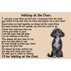 Black Poodle Dog Memorial pet loss Fridge Magnet Gift -