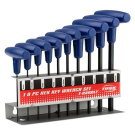 Tusk 10 Piece Hex Key Wrench Set