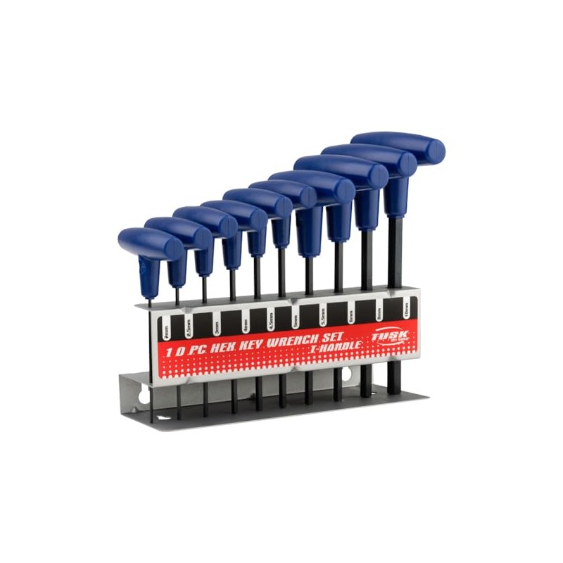 Tusk 10 Piece Hex Key Wrench Set