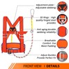 TRSMIMA Safety Harness Fall Protection - Half-Body Roofing Harness kit