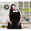 MissOwl Plus Size 2 Pack Adjustable Water Resistant Long Ties