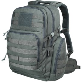 RIVER ROAD Huntex 40L Tactical Backpack for Hunting Hiking & Travel - Unisex - Gray