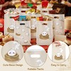 ArowlWesh 50Pcs Cute Bao Dumpling Favor Bags Plastic Gift Bags