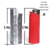 HUMWE 2 Pack Vintage Metal Lighter Case Cover Front Floral
