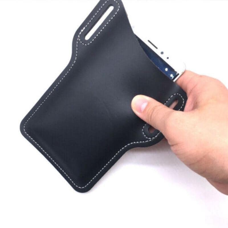 Men's Belt Clip Loop Holster Waist Bag Leather Pouch Cover