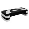 For Adjustable Workout Aerobic Step Platform Trainer w/Raisers