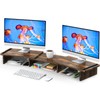 Zimilar Dual Monitor Stand Riser, Monitor Stand with Adjustable Length