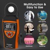 GOYERRNES Illuminance Light Meter, Digital Lux Foot Candles Meter 0.1~400,000