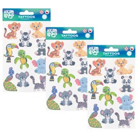 Children's Tattoo Set, Washable Children's Tattoos (Animals)