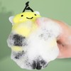 2 Bath Bombs in Bee Shape and 2 Transparent Hooks,