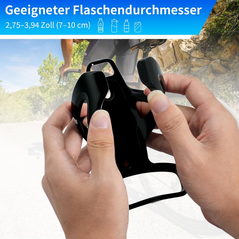 Quevati AirTag Bicycle Drink Holder