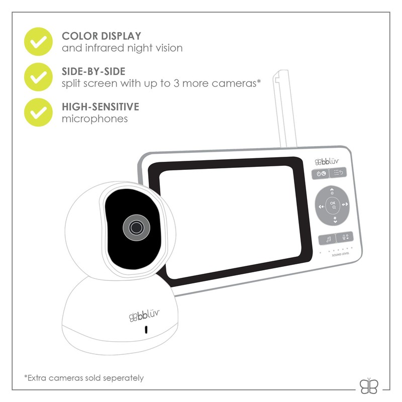 bblüv - Cäm - HD Video Baby Camera and Monitor,