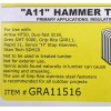 Grip-Rite 2 Grip-Rite A11 Hammer Tacker Staples GRA11516 5/16 x