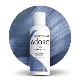 ADORE Semi Permanent Hair Color 4 fl oz 199 LUXE BLUE