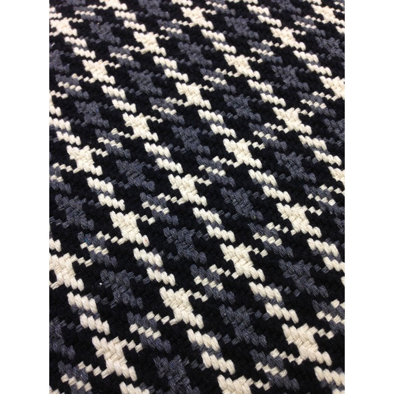 Patchwork Rug Hand-Woven Carpet Rag Rug 70 x 70 cm