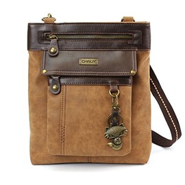 Chala GEMINI Crossbody Canvas Gift Messenger Bag Brown - Fox