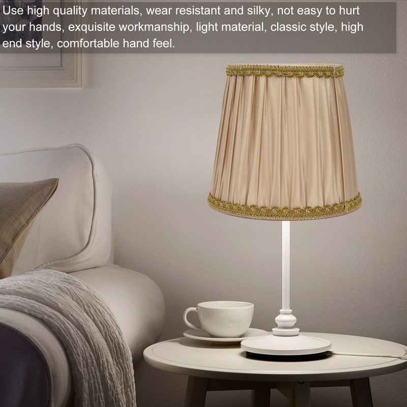 2PCS Fabric Lampshade Simple Lamp Shade for E14 Screw Candlestick