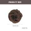 FDEETY Messy Bun Haarteil mit Gummiband Lockiges Synthetisches Dutt Haarteil
