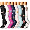 CHARMKING Compression Socks for Women & Men Circulation (8 Pairs)