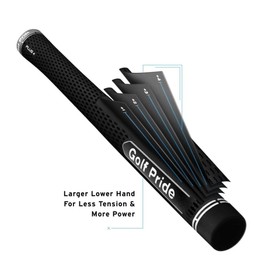 Golf Pride Tour Velvet Plus4 Golf Club Grip - Best All-Around Grip with Larger Lower Hand - Slip-Resistant Durable Rubber with Uniform Plus-Sign Texture - Midsize - 13 Pack