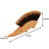 Redecker Hedgehog Table Brush Spirit Horse Hair Brown