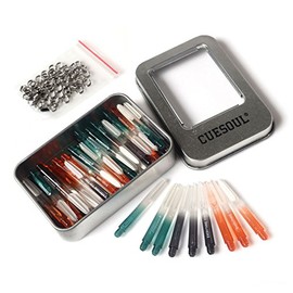 Cuesoul Dart Shaft 15 Set (45 Pieces) + O'rings DS-043