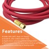 0386-1091 AH-24 Air Acetylene Torch Hose With Lashing Strap, 24FT