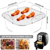 Air Fryer Rack Grilling Rack Stainless Steel Dehydrator Rack Multi-Purpose