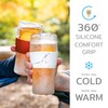 Host Freeze Beer Glasses, Freezable Beer Gifts for Men, Double