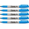 SHARPIE Blue, Fine Point Tip, Permanent Markers, 5-Count (Brilliant Blue)