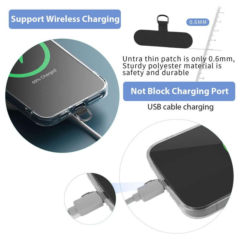 Andibro Universal Phone Lanyard, Adjustable Crossbody Phone Strap Anti-Theft Neck