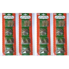 Good Old Values Silver Ornament Hooks in 2 Sizes, Pack of 1200 (1200, Silver)