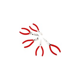Sidchrome SCMT28460 Mini Plier 5 Piece Set, Red