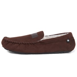 Lucky Brand Men's Moccasin Slippers – Cozy Indoor Footwear with Soft Lining