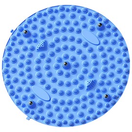 Lucktree Mat Foot Point Mat, Foot Pressure Board, Foot Massage, Foot Pressure Point, For Home, Foot Diet Mat, Foot Poles, Slow Jogging Mat, Ergonomic, Acupressure Point, Blue (13.8 inches (35 cm)