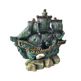 Fish Tank Decoration, Aquarium Shipwreck Decor