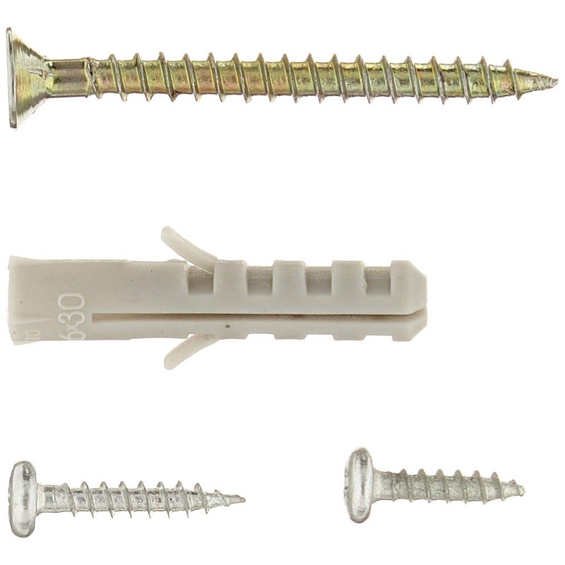 GARDINIA Wall Bracket for Curtain Rods with Diameter 25 mm,