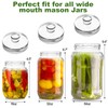 Jucoan 9 Pack Glass Fermentation Weights with Easy Grip Handle,