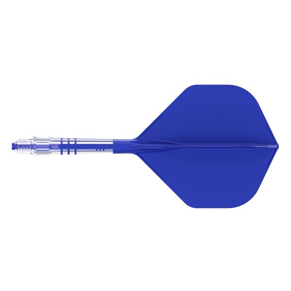 CUESOUL ROST T19 Carbon Integrated Dart Shaft and Flight,dark blue